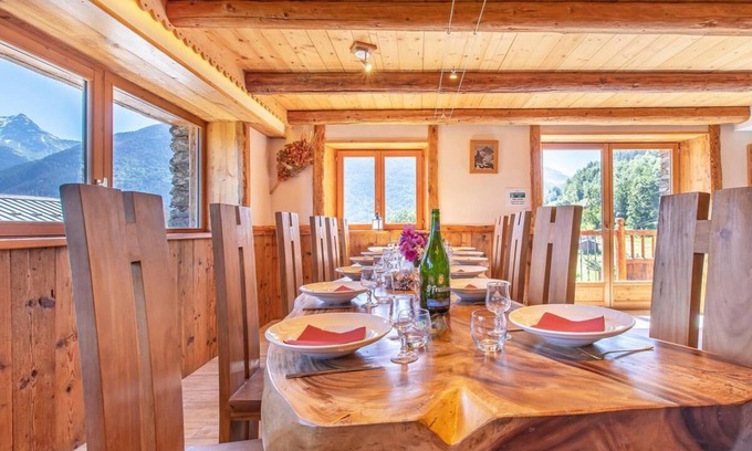 Villaroger Chalet De Esquí | Chalet, wifi, 50m de los comercios, sauna, terraza, balcón, parking, tv, 170-180m², Les Arcs