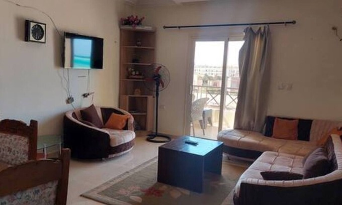 Dahar Chalet De Esquí | chalet with AC at Casablanca Resort, Hurghada Concierge with Side Sea View