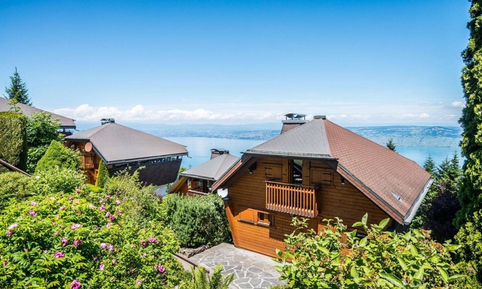 Thollon-les-Memises Chalet De Esquí | Chalet con vistas al lago de Ginebra