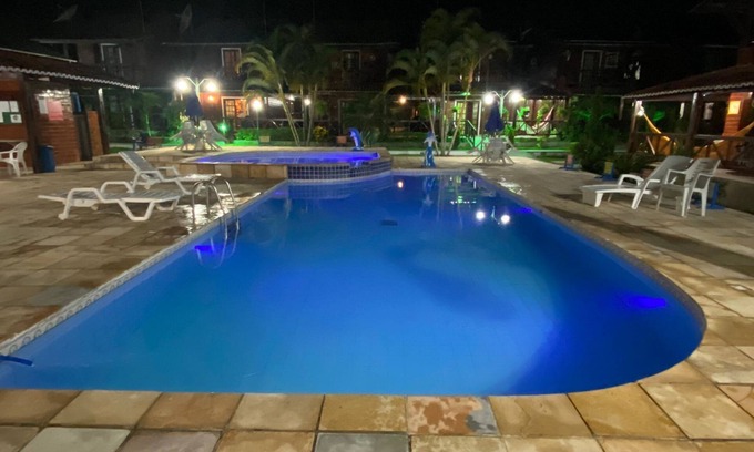 Novo Gravata Chalet De Esquí | Chalet with heated pool and children's playground