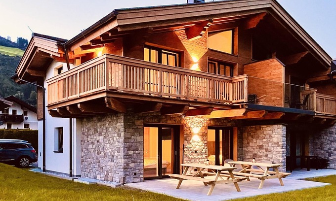 Wald im Pinzgau Chalet De Esquí | Chalet with private sauna on the Hohe Tauern