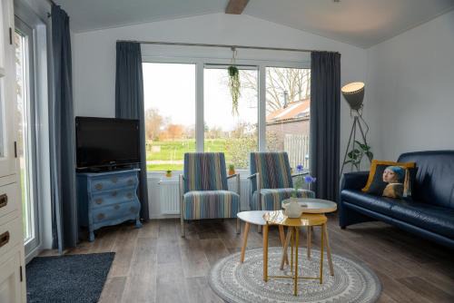 Gapinge Chalet De Esquí | Chalets op Minicamping Dorpszicht
