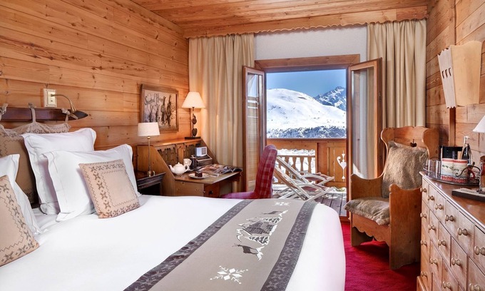 Huez Apartamento | Chambre communicante, balcon, ski aux pieds