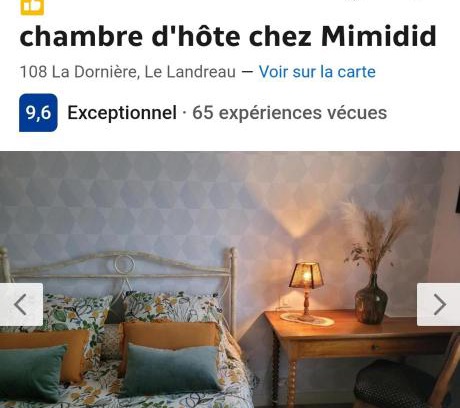 Le Landreau Casa | chambre d'hôte chez Mimidid