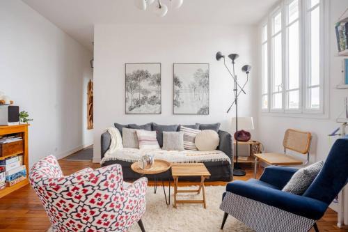 Richebourg - Saint-Clement Casa | Chambre d'hôtes - Arty & Élégante - SDB privée - Central