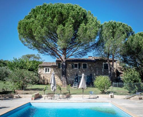 Saint-Andre-d'Olerargues Casa | Chambre Thym Mas Bel Esperance