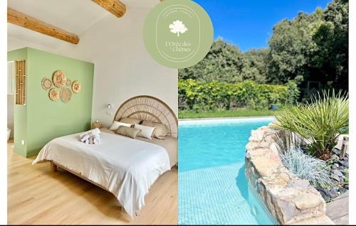 Saint-Genies-des-Mourgues Cama Y Desayuno | CHAMBRE d'Hôtes avec PISCINE & KITCHENETTE