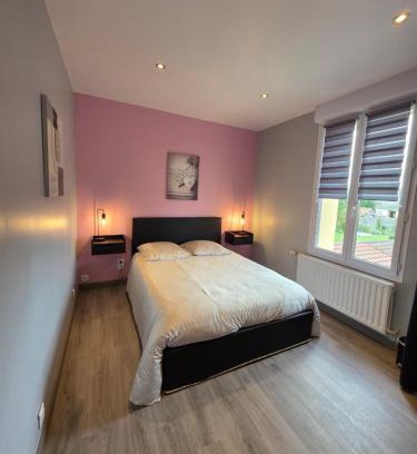 Bracquemont Casa | Chambre Rêve en Rose - WIFI - TV