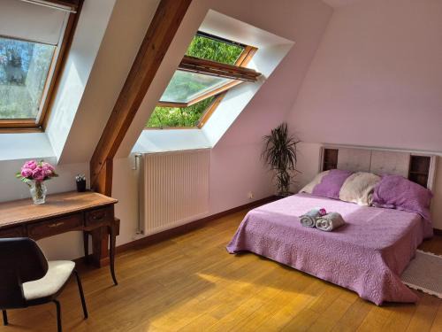L'Etang-la-Ville Casa | Chambre, Terrasse et Jacuzzi
