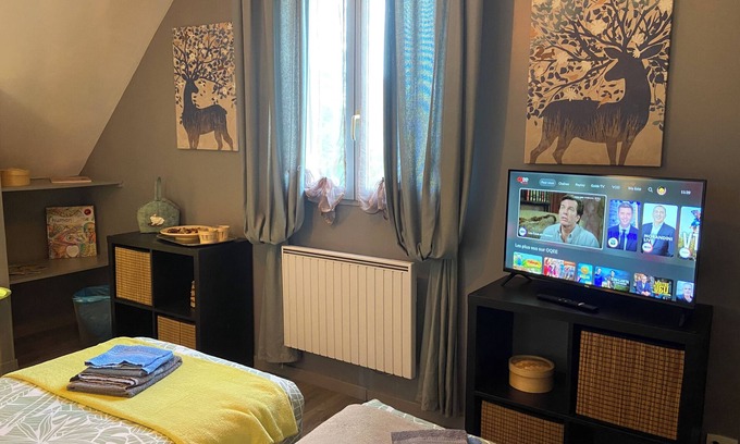Le Vaudoue Cama Y Desayuno | Chambre Zen + Espace Commun