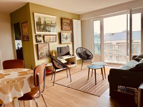 La Rochelle Apartamento | Champs de mars Appartement 1 chambre proche centre ville, balcon et parking