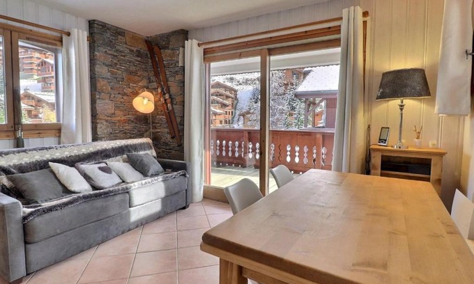 Les Allues Apartamento | Charmant 2 Pièces Cabine aux Allues - Résidence Calme avec Wifi - Proche Pistes et Commerces - FR-1-182-251