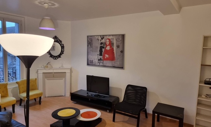 Bondy Apartamento | Charmant 3 Pièces, Calme, au Centre Ville. Proche Paris et Stade de France