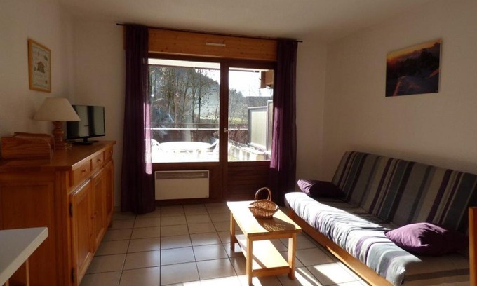 Le Grand-Bornand Apartamento | Charmant appartement 6 pers, 38m², proche télécabines, centre et loisirs, sud, terrasse - FR-1-458-118
