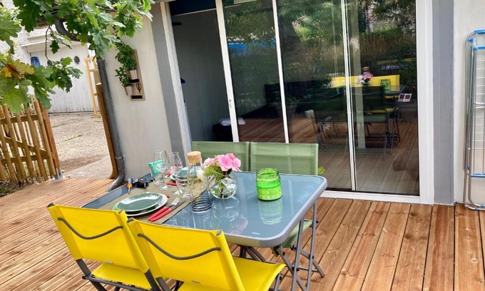 La Teste-de-Buch Apartamento | Charmant chalet avec une grande terrasse au Pyla