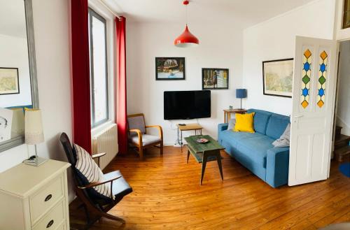 Saint-Regnobert-de-la-Cote-de-Nacre Apartamento | Charmant F3 duplex 60 M2 à 150m mer