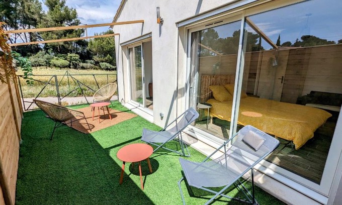 Les Pennes-Mirabeau Casa | Charmant logement récent 42 m2