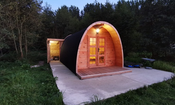 Nielles-les-Ardres Cabina | Charmant POD en Bois Près D'un Plan D'eau