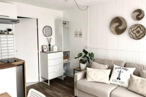 Guidel-Plages Apartamento | Charmant studio à 400m de la plage avec piscine