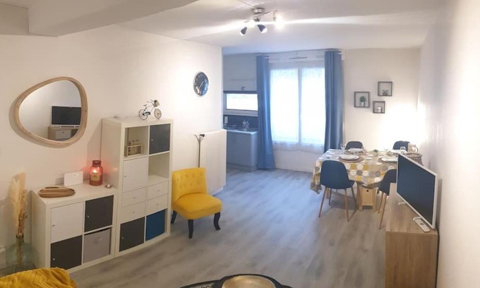 Nancy City Centre Apartamento | Charmant studio avec place de parking