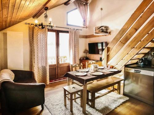Valloire Apartamento | Charmant studio cabine + mezzanine pour 4 pers. à Valloire, proche remontées mécaniques et commerces - FR-1-263-485