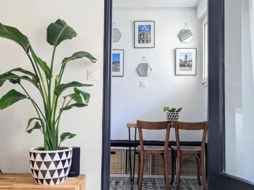 Colombier - Champ de Mars Apartamento | Charmant T2 avec Jardin Proche gare