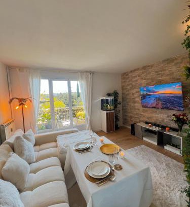 Draguignan Apartamento | Charmant T3 avec clim et parking gratuit