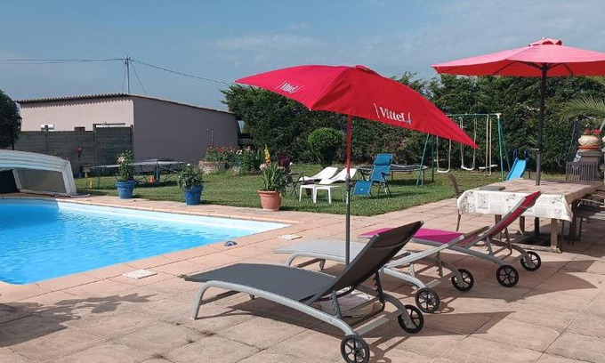 Anneyron Casa | Charmante maison avec piscine