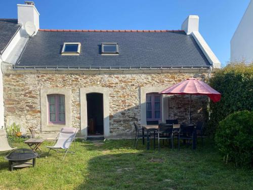 Bangor Casa | Charmante maison en pierre avec jardin à Bangor, à 1500 m de la plage de Vazen - FR-1-418-157