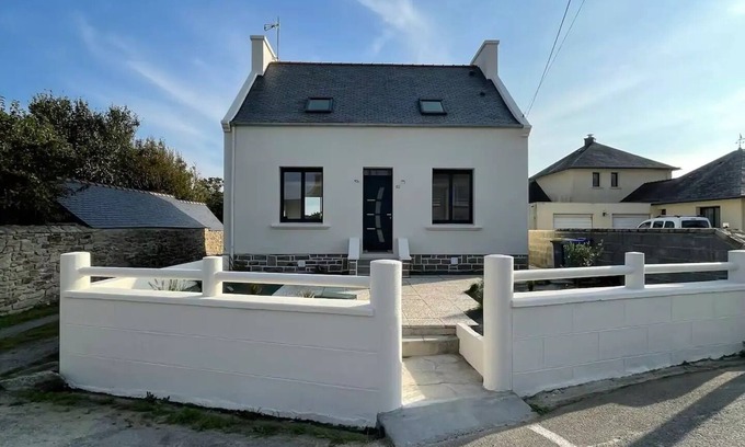 Ploudalmezeau Casa | Charmante Maison à 200 m de la Plage Entièrement Renovée