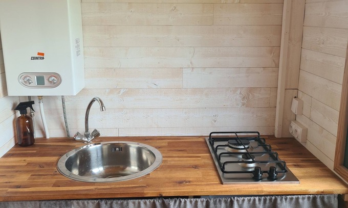 Cerisy-la-Foret Casa | Charmante Tiny House Dans un Camping à la Ferme