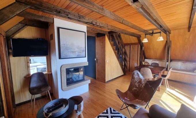 Saint-Michel-de-Chaillol Chalet De Esquí | Chalet equipado para 6 personas con chimenea y mascotas permitidas
