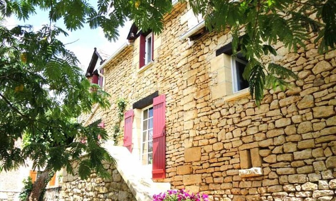 Saint-Vincent-le-Paluel Cabaña | Casa rural en Périgord Noir, cerca de Sarlat, 2 dormitorios, terraza, barbacoa y actividades cercanas