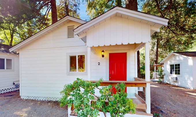 Cobb Cabina | Charming 1 bedroom cabin. Queen bed, WIFI, King Sofa Sleeper. Outdoor seating.