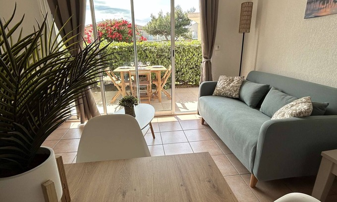 Gruissan Apartamento | Apartamento con Terraza, Piscina y Parking en Gruissan