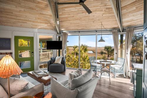 Saint Helena Island Casa | Charming 2-Bed, 2-Bath Home, Resort Access and Golf Cart Included!