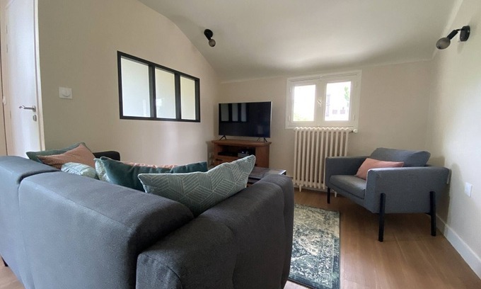 La Roche-Posay Apartamento | Apartamento T3 con Jardín y WIFI en el Centro de La Roche-Posay