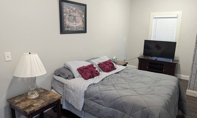 Northeast South Bend Casa | Charming 2-bedroom bungalow in South Bend, home of the Fighting Irish!