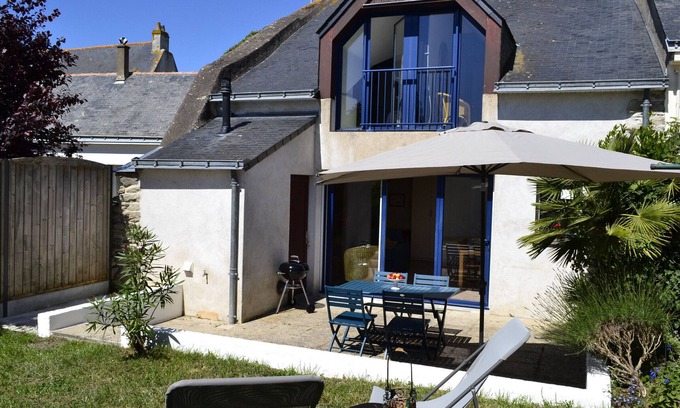 Saille Cabaña | Casa con Terraza, Jardín y WiFi en un Pueblo con Encanto Cerca de Guérande