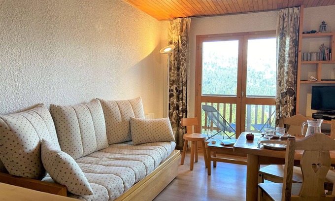 Meribel Apartamento | Apartamento 2 piezas para 5 personas con balcón y vista, cerca de pistas y servicios en Méribel