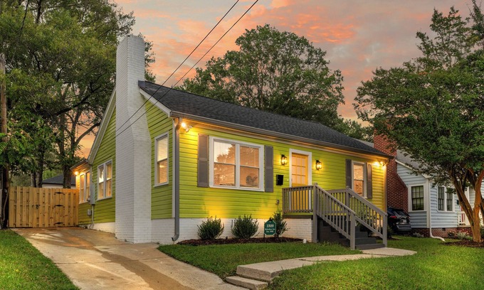 Plaza Midwood Casa | Charming 4-bedroom house with WiFi, AC in wonderful Charlotte