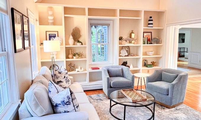 Osterville Casa | Charming 4BR Osterville Home, Walk to Pond, 2 mi to beach, Hot Tub & Beach Pass
