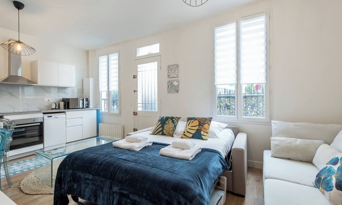 Silly-Gallieni Apartamento | Charming and bright 2-bedroom apartment very close to Paris with metro nearby