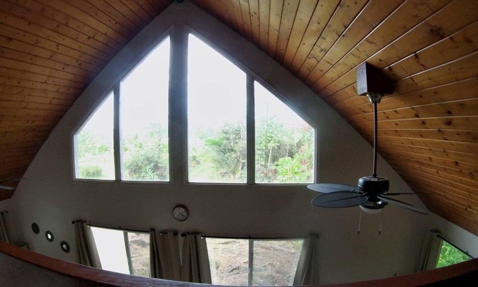 Keaau Casa | Charming AFrame home w/2BR, 2BA, office suite, AC, WiFi & outdoor living