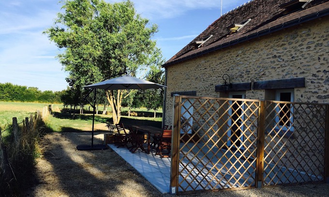 Artannes-sur-Indre Cabaña | Encantadora y auténtica cabaña (8 personas), cerca de Tours. Piscina y naturaleza