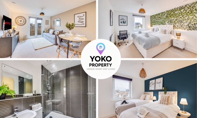 Fenny Stratford Casa | Charming Apartment Balcony Parking Fast Wifi Smart TV