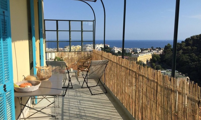 Saint Philippe Casa | Charming apartment with sea view in a Nice villa