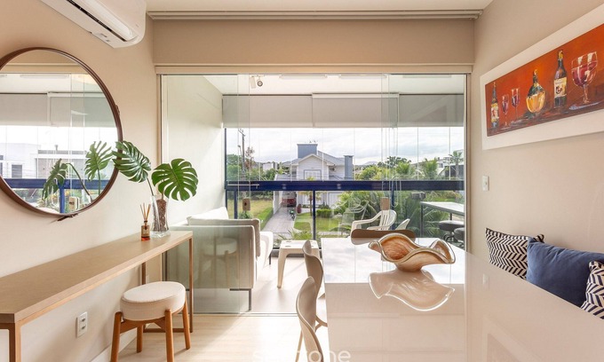 Jurere Apartamento | Charming Aprt 500m From the Beach in Jurere Riv101