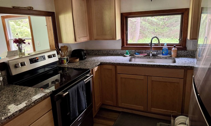 Denmark Cabina | Charming cabin,Lake access, Serene setting! Backyard bubbling brook!Pets welcome