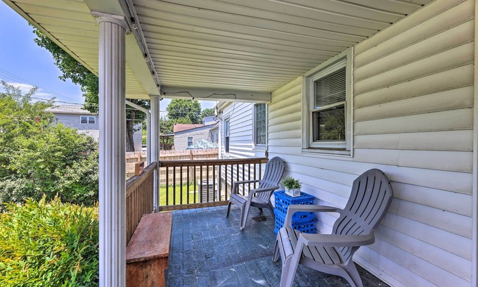 Kanawha City Cabaña | Charming Charleston Home w/ Yard & Fire Pit!